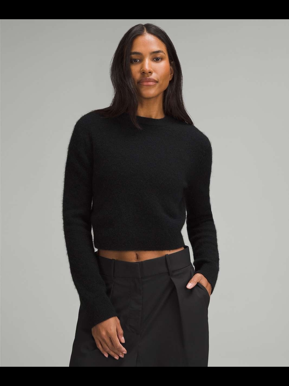 Lululemon alpaca wool-blend Cropped Sweater